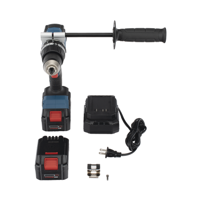 Rotomartillo Taladro Inalámbrico sin carbones de 20V, incluye 2 Baterías de 4.0Ah, Cargador y Maletín.