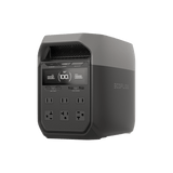 Estación de Energía Portátil Delta 3 1024Wh Litio LFP  6 AC 1800 W (Max. 2200W)  2 USB-C 100W  Capacidad para Aumentar Respaldo  Cargador de Coche 10A a 12.6V  Conectividad WiFi y Bluetooth (App)  Carga Solar 500W Max.