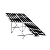Montaje para Panel Solar 2X2, Riel 5 de 2700mm para Módulos con Espesor de 30-35mm