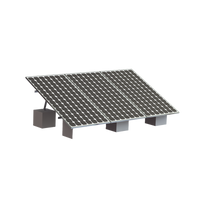 Montaje para 3 Panel Solar, Riel "8" de 4050mm para Módulos con Espesor de 35mm