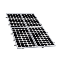 Montaje para Panel Solar 2X2, Riel 5 de 2700mm para Módulos con Espesor de 30-35mm