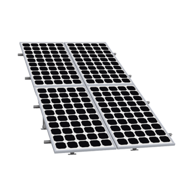 Montaje para Panel Solar 2X2, Riel 5 de 2700mm para Módulos con Espesor de 30-35mm