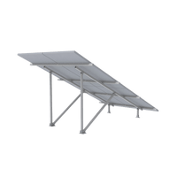 Montaje para Panel Solar 2X2, Riel 5 de 2700mm para Módulos con Espesor de 30-35mm