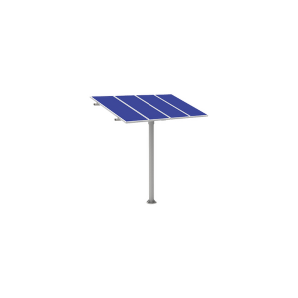 KIT (1X4) Montaje en poste para 4 modulos fotovoltaicos 1470 x 660 x 35mm - SolarAlternativo.Shop