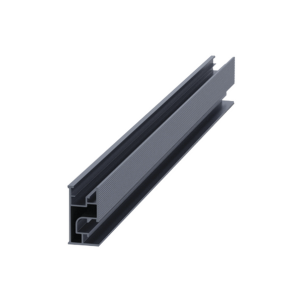 Riel 7 4200mm aluminio anodizado para montaje de modulos fotovoltaicos - SolarAlternativo.Shop