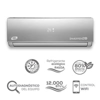 Minisplit inverter 1 ton 115V Frio/Calor - SolarAlternativo.Shop