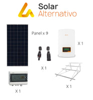 Kit Solar 3 kw Inversor Central Interconectado
