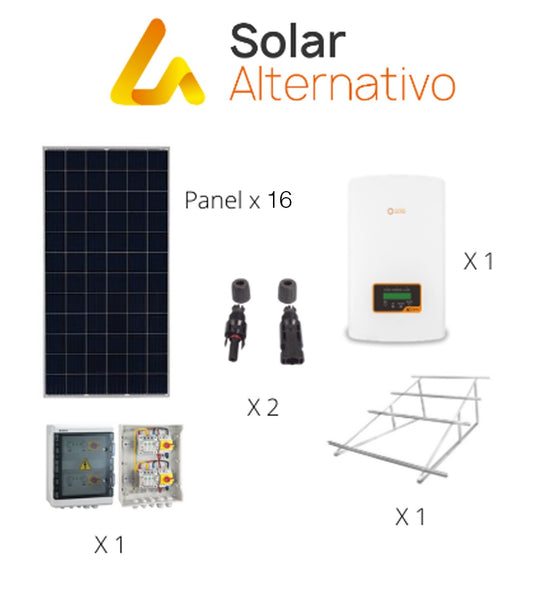 Kit Solar 5 kw Inversor Central Interconectado