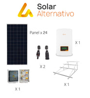 Kit Solar 8 kw Inversor Central Interconectado